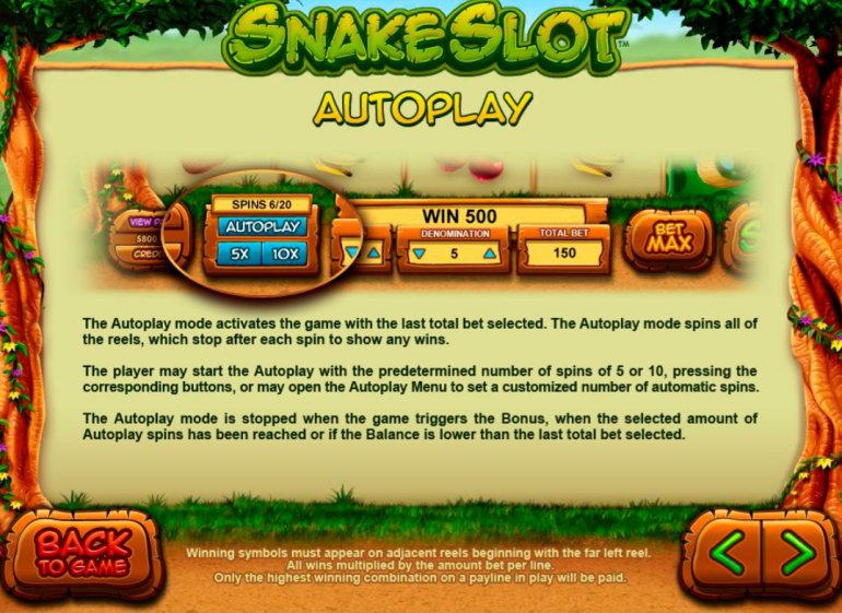 autoplay snake slot
